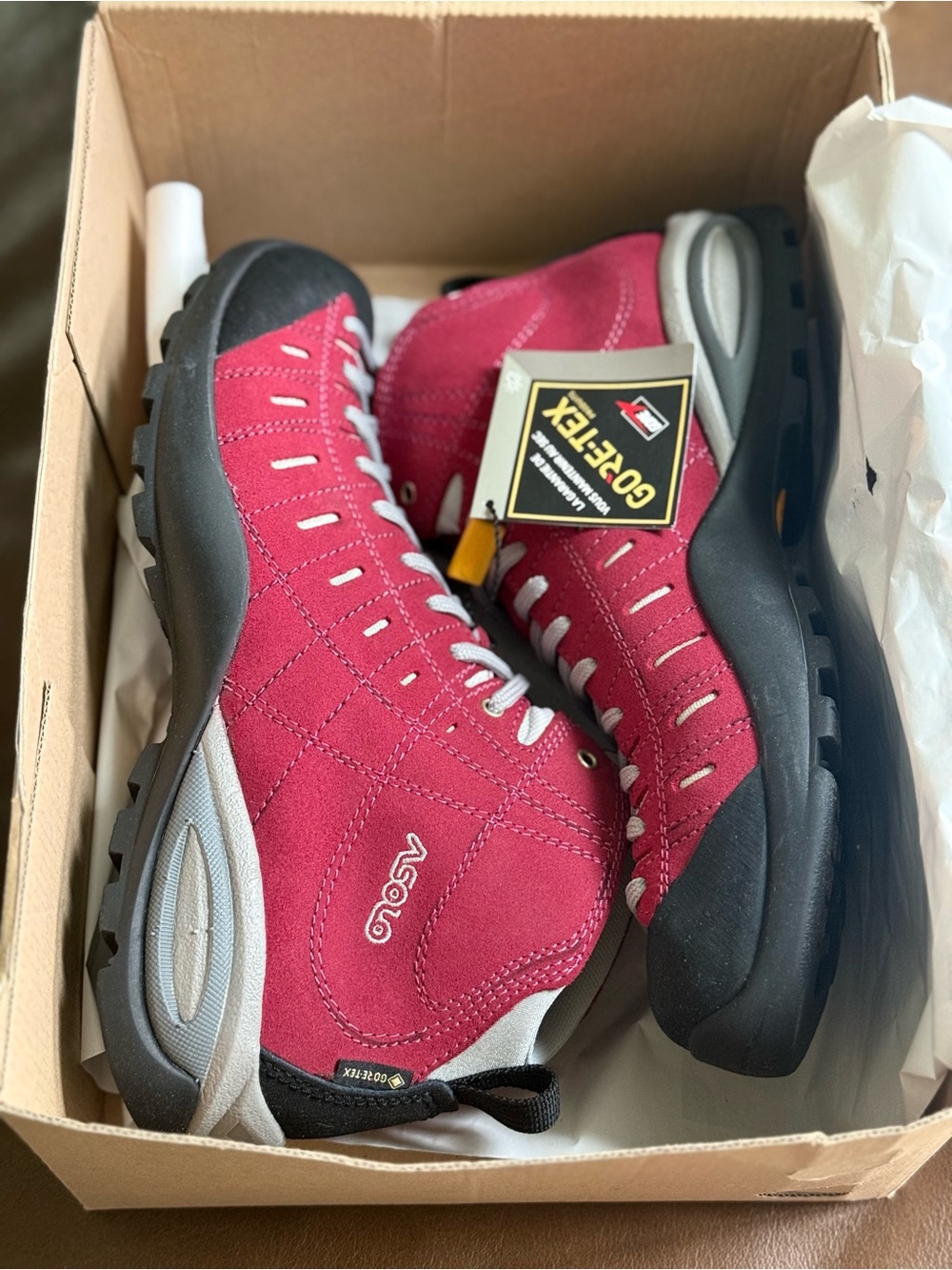 Asolo Iguana Women's Berry Suede Waterproof Hiking Boots - Picture 9 of 9